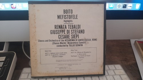 Reel tape decca - reel, 7,5